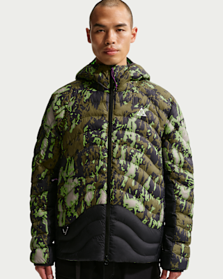 新品タグ付★NIKE ACG★Lava Flow★ナイキ　ダウンジャケット★Ｌ Nike】ACG Lava Flow Therma-Fit ADV Jacket Black - Asia (Nike